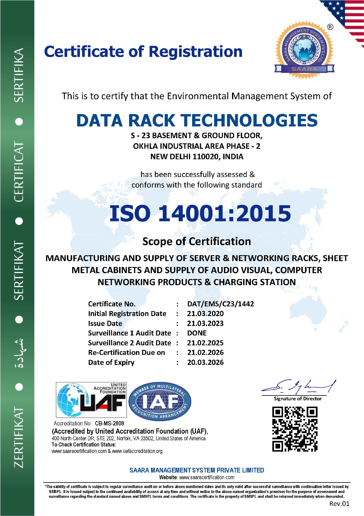 Certificate 8